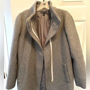 JCrew Gray City Coat - Size 4